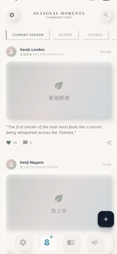 Share seasonal moments with the community